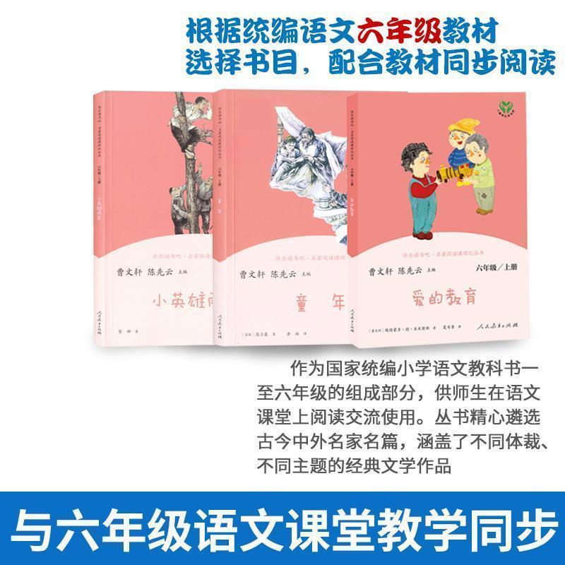 六年级上人教版快乐读书吧童年爱的教育小英雄雨来老师推荐课外书 童年[单本]