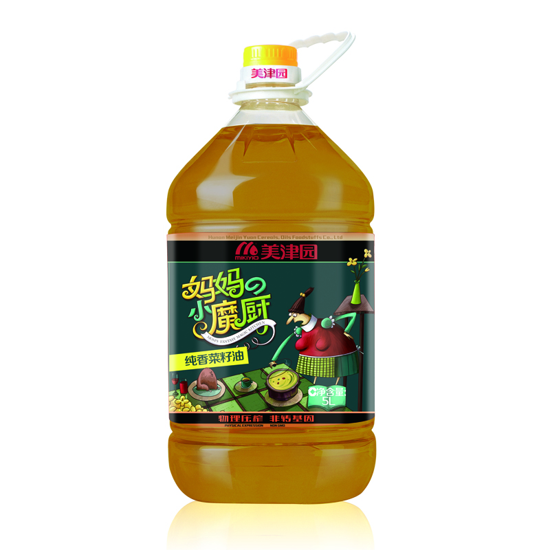 美津园粮油 非转基因 妈妈的小魔厨纯香菜籽5L