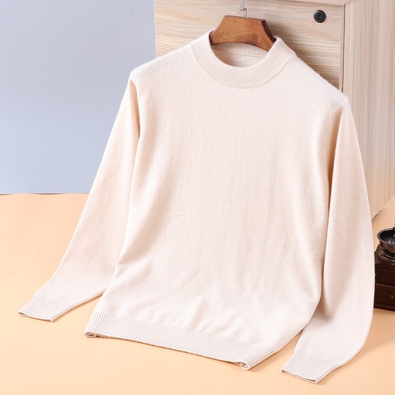 男装针织羊毛衫男款套头毛衣男式秋冬纯色毛线衣服专柜同款参数