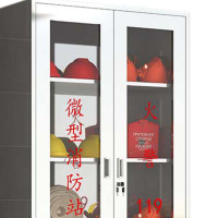 乙壬304不锈钢应急物资柜消防救援器材箱防护用品柜室外微型消防柜1800*900*400(加厚201材质)不含器材