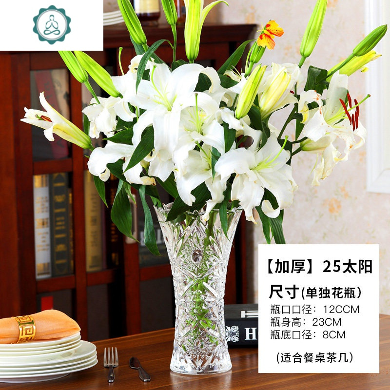 封后 Fenghou 花瓶 花艺花瓶摆件客厅插花简约居家用大号插百合富贵竹 水培干花透明玻璃瓶封后30 八瓣 梅花 价格图片品牌报价 苏宁易购杰伦家居专营店