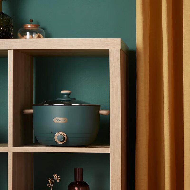 小熊(Bear) DRG-C30H1电炒锅电火锅 家用多功能电热锅一体式电煮锅绿色高清大图