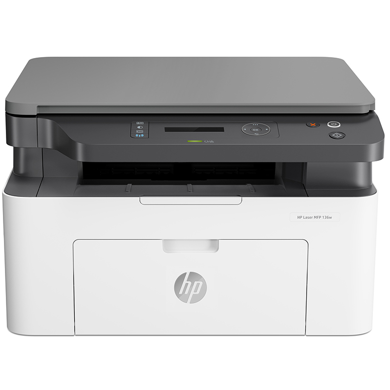 HP Laser MFP 136w 锐系列新品激光多功能一体机 打印复印扫描 三合一 家用小型办公 M1136升级款无线版