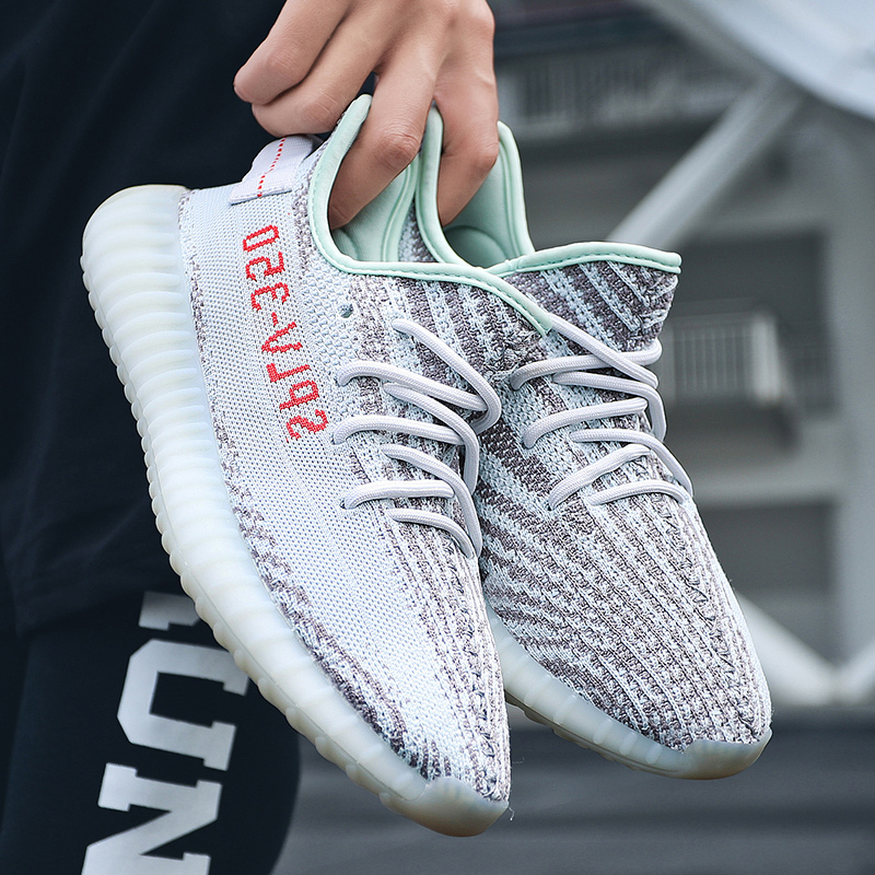 男正品s350椰子鞋350v2正版白斑马真爆yeezey椰子鞋ins男鞋