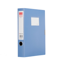 齐心(COMIX) A1249 A4 55mm PP 档案盒 绯蓝 (单位：个)
