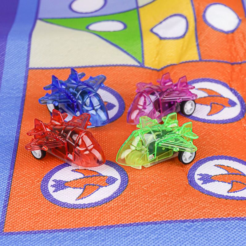 跳棋大富翁游戏棋类益智玩具9090飞行棋大骰子透明飞机棋莎丞shachen