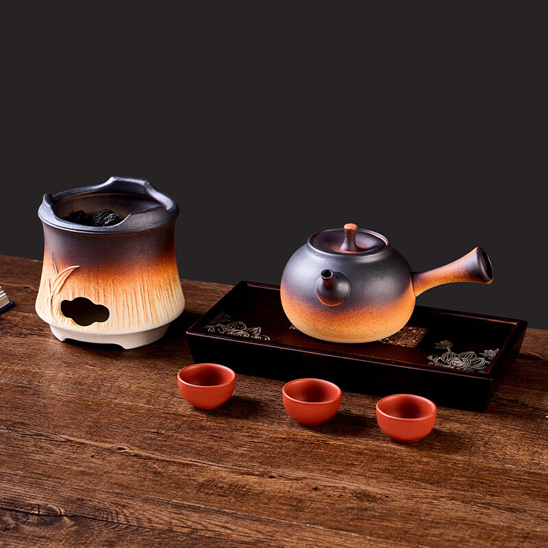 尚烤佳煮茶炉套装持久耐用耐磨耐高温浅韵款礼盒装LS-660高清大图