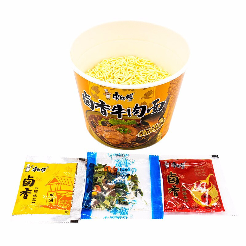 康师傅 卤香牛肉桶面 107g