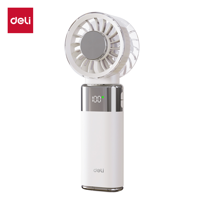 得力(deli)LK141风扇 TEC冰敷快速降温 白色