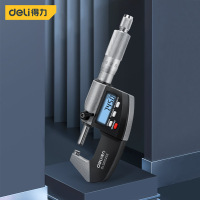 得力(deli)DL321025S数显外径千分尺两用(红)0-25mm单位 把