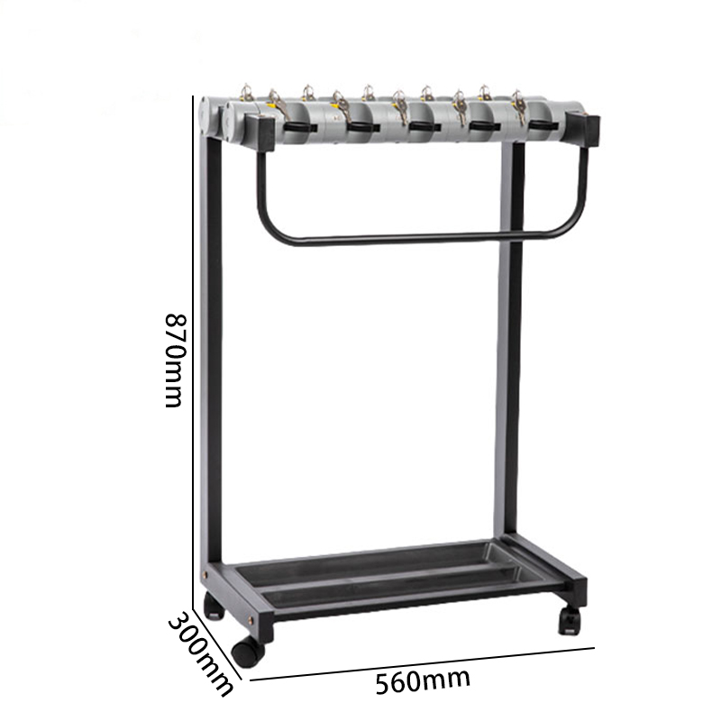 豫汉迎雨伞架带锁 10头带锁雨伞架560*300*870mm个 默认