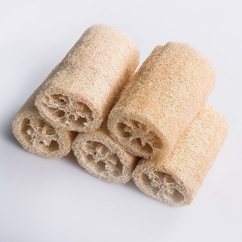 10cm切断三个装天然丝瓜络洗碗洗碗布丝瓜布不沾油丝瓜瓤厨房用刷锅