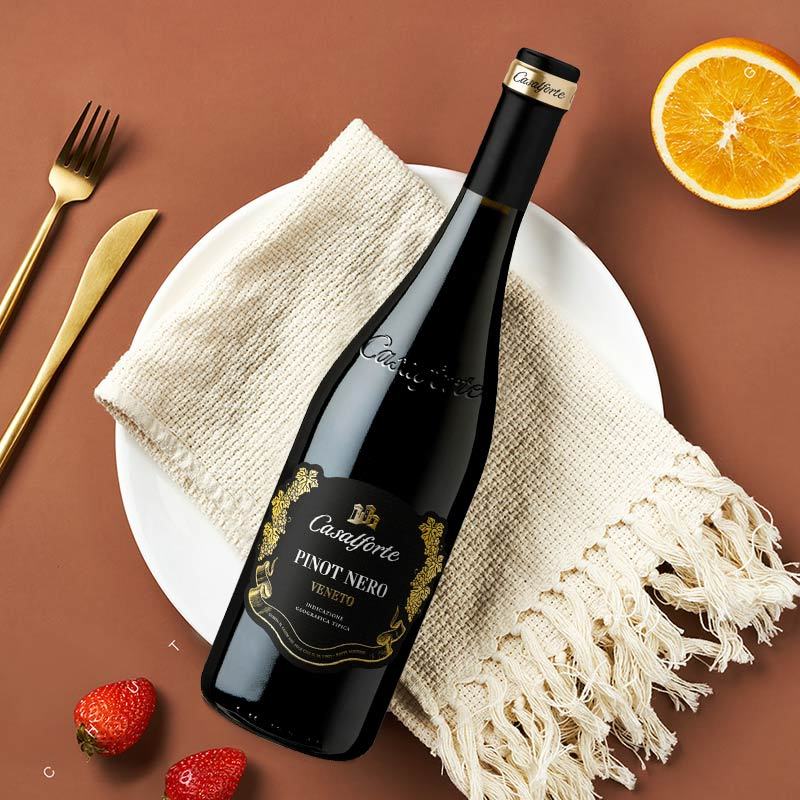 casalforte卡萨福特黑皮诺干红葡萄酒135度整箱750ml6瓶