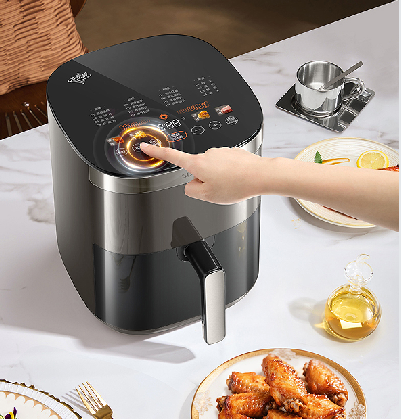 苏泊尔SUPOR智能空气炸锅KD53Y91 5升大容量不粘内锅轻巧设计高清大图