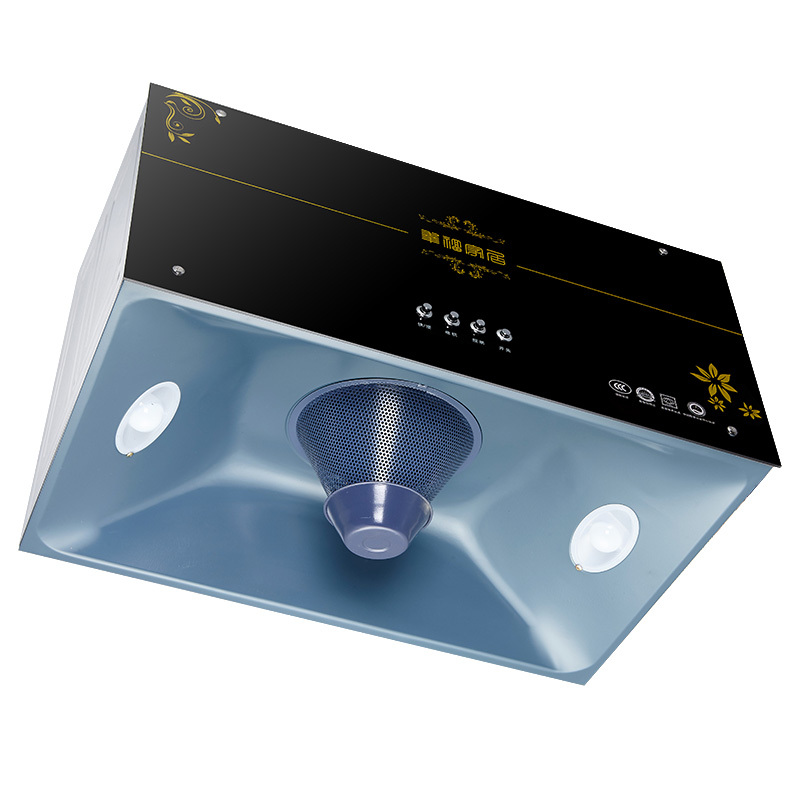 按键式中式吸油烟机13立方 深罩式顶吸式排烟罩cxw-180-a自行安装