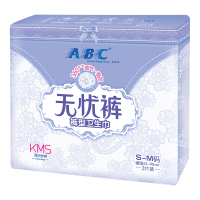 ABC无忧裤型卫生巾夜安裤 S-M码 2片安心裤(含KMS健康配方)
