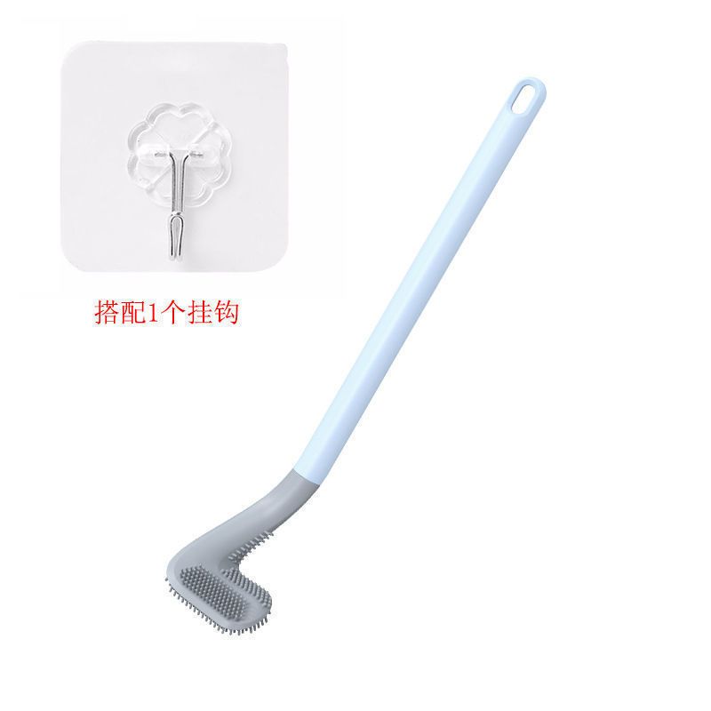 马桶刷家用刷子无死角多功能马桶刷子可爱高颜值高尔夫万能缝隙刷 珍珠白一把[搭配一挂钩]
