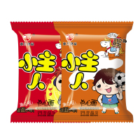 亚兰小主人干脆面28g*48包铁板牛肉味8090后怀旧点心面即食方便面整箱