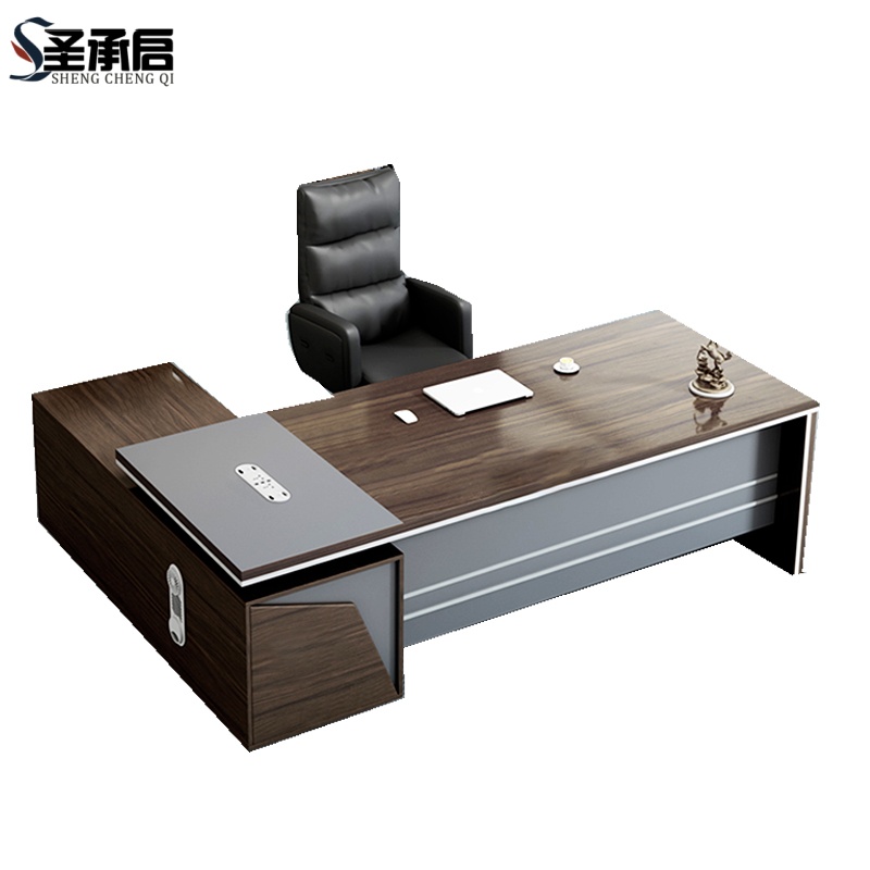 圣承启 大班台 2.0米带椅张