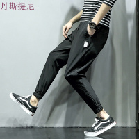 哈伦裤男裤子休闲裤夏季九分裤韩版潮流小脚裤百搭ins束脚运动裤
