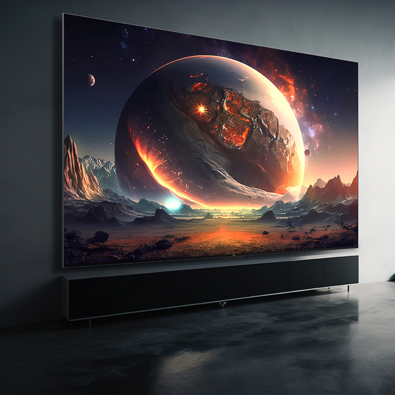 tcl电视 85q6h 85英寸 全通道120hz 超能芯片t1 一体化外观设计 安桥