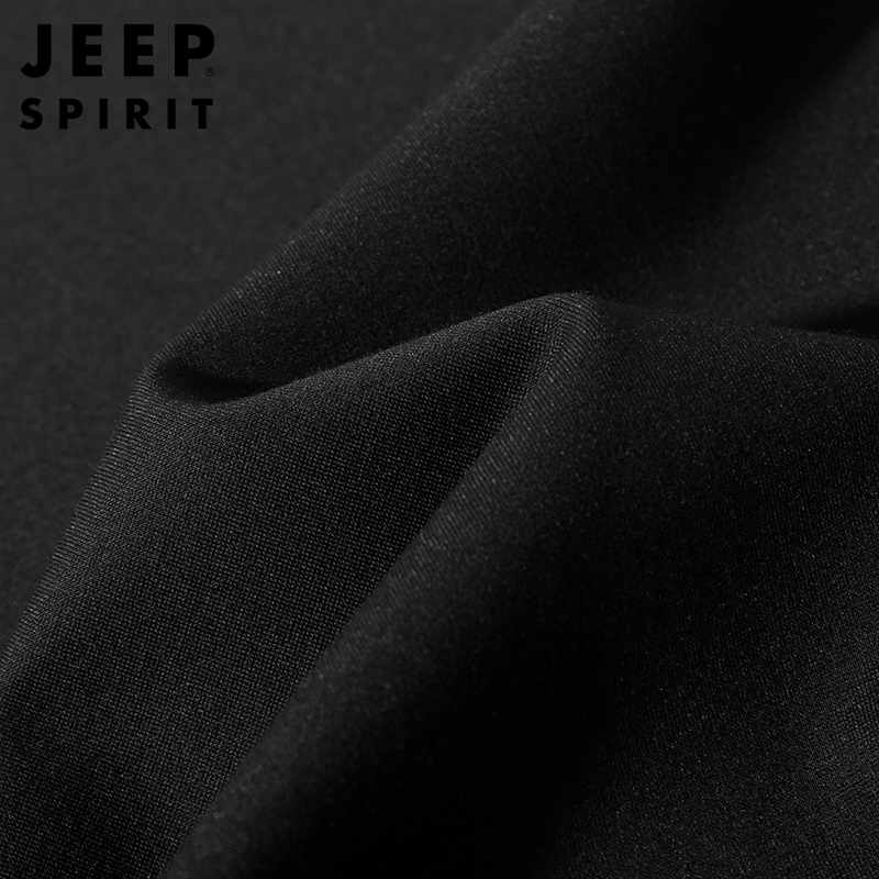 JEEP SPIRIT吉普2022新款男士卫衣圆领男宽松休闲大码长袖纯色T恤套头上衣打底衫