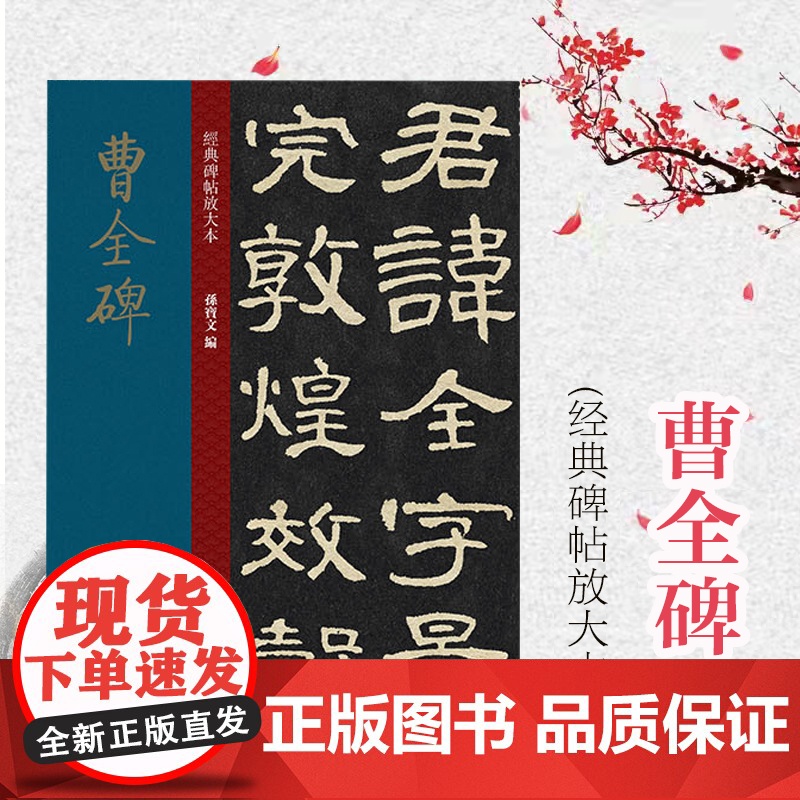 曹全碑 大8开经典碑帖放大本 高清印刷原碑帖 全文彩色放大版繁体旁注 隶书毛笔书法字帖 书法教材 孙宝文 上海人民美术出高清大图