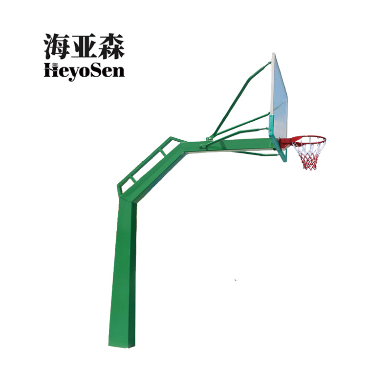 海亚森 TKTY1066 埋地篮球架3件套(球架+球板+球框)3.00个/套(计价单位:套)绿色高清大图
