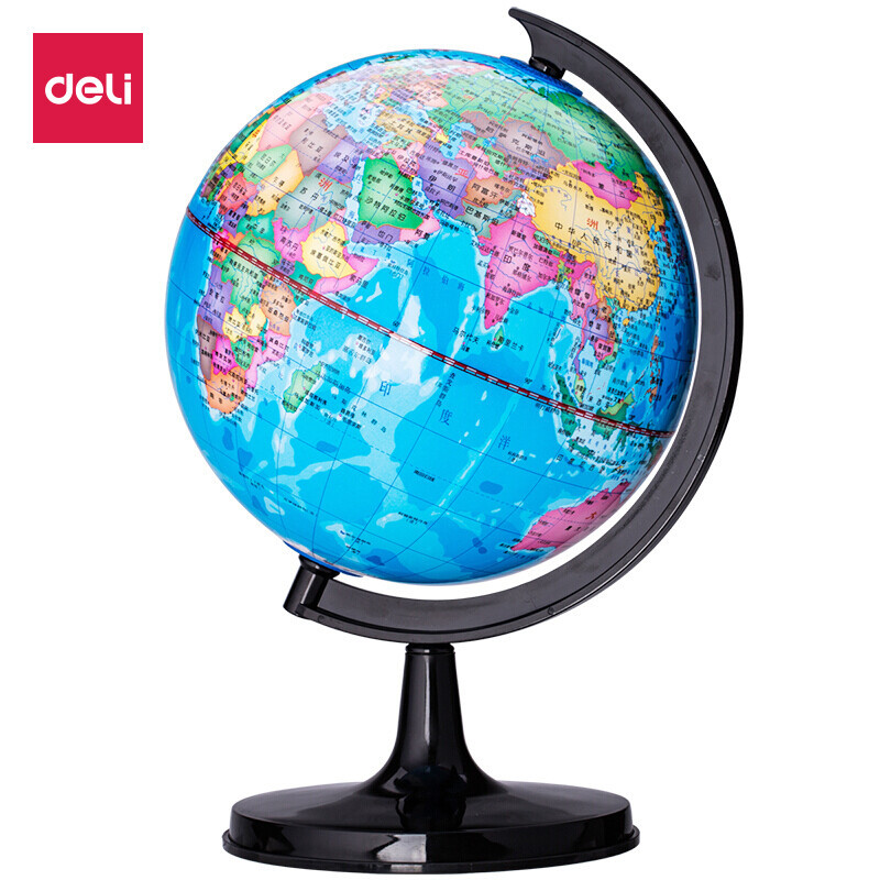 得力(deli) 3032 地球仪14.2cm(彩色)(台)高清大图