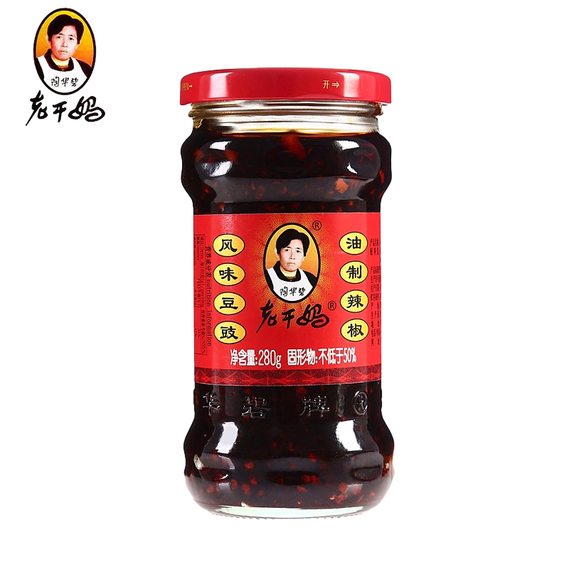 陶华碧老干妈 辣椒酱 风味豆豉油制辣椒 280g 贵州特产高清大图