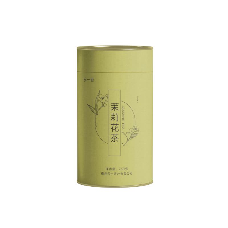 乐一香茉莉碧螺春250g罐装图片