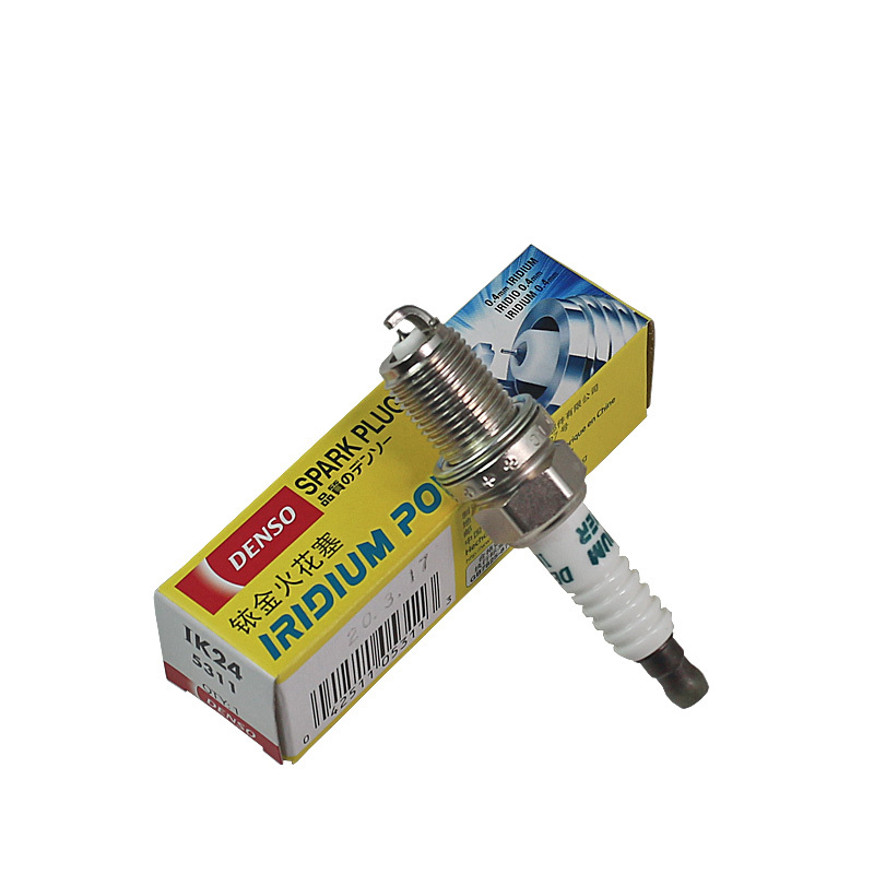 电装(DENSO)单铱金火花塞IK24适配奥迪A4L/Q5/A5/Q3/途观/迈腾/帕萨特/2代EA888(4支装)