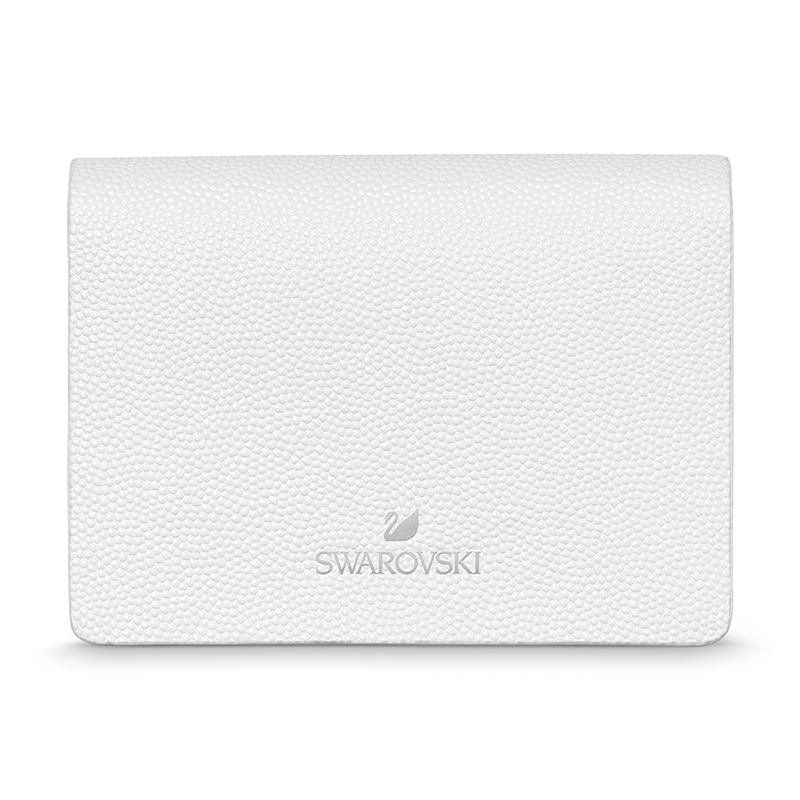 施华洛世奇SWAROVSKI BUSINESS CARD HOLDER 水晶真皮商务名片夹 白色5468807