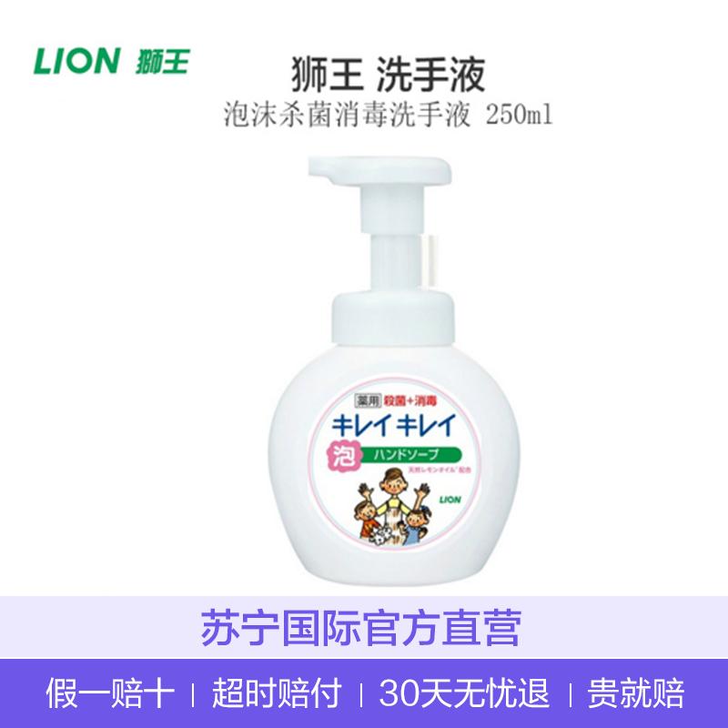 [植物萃取]狮王(LION) 日本进口 泡沫趣净洗手液油污清洁剂 250ml