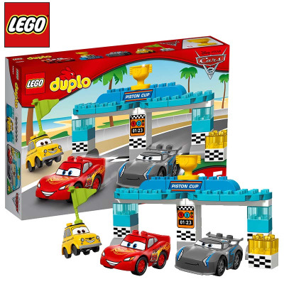 LEGO乐高 Duplo得宝系列 活塞杯汽车大赛10857 2-5岁 塑料玩具 50块以下