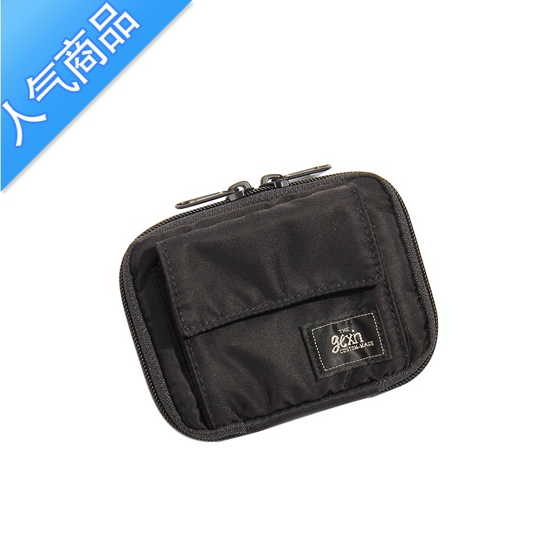 封后潮牌日系WALLET男女尼龙布艺短款零钱包潮包卡包迷你口袋小包钱包男