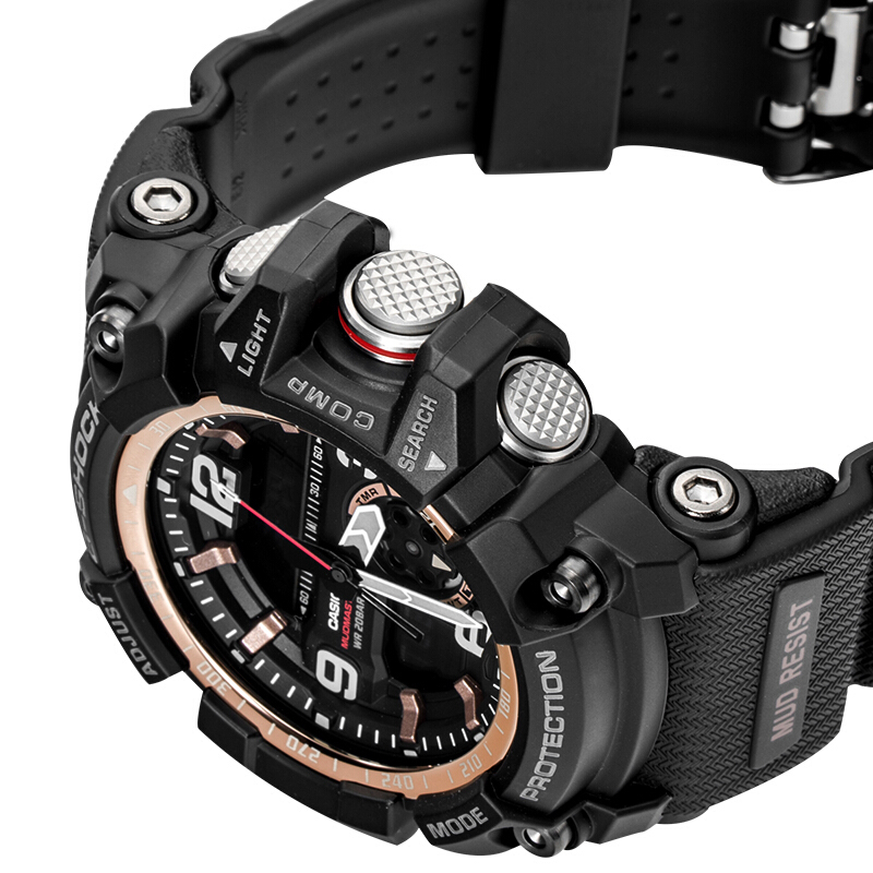 卡西欧(CASIO)手表 G-SHOCK系列航空飞行防水防震运动男表 GG-1000RG-1A