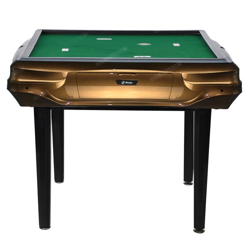 沃盛全自动发牌机家用电动式扑克机餐桌两用有标配盖板圆弧型宽约110