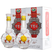 [低度民酒]宝丰39°会堂酒700ml*2瓶套装 清香型白酒