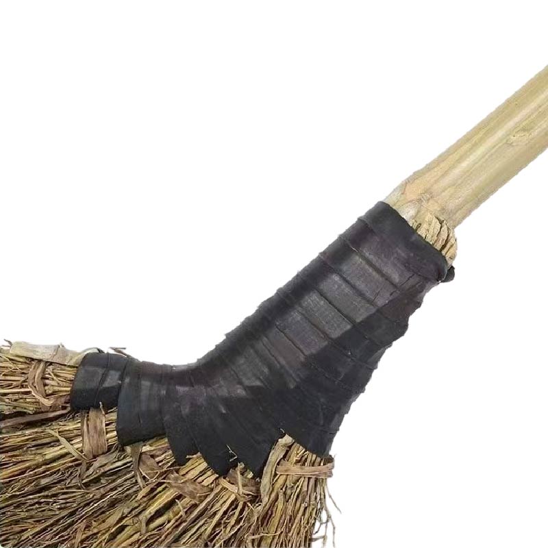 璐盐 扫帚扫把 带黑皮 把高清大图