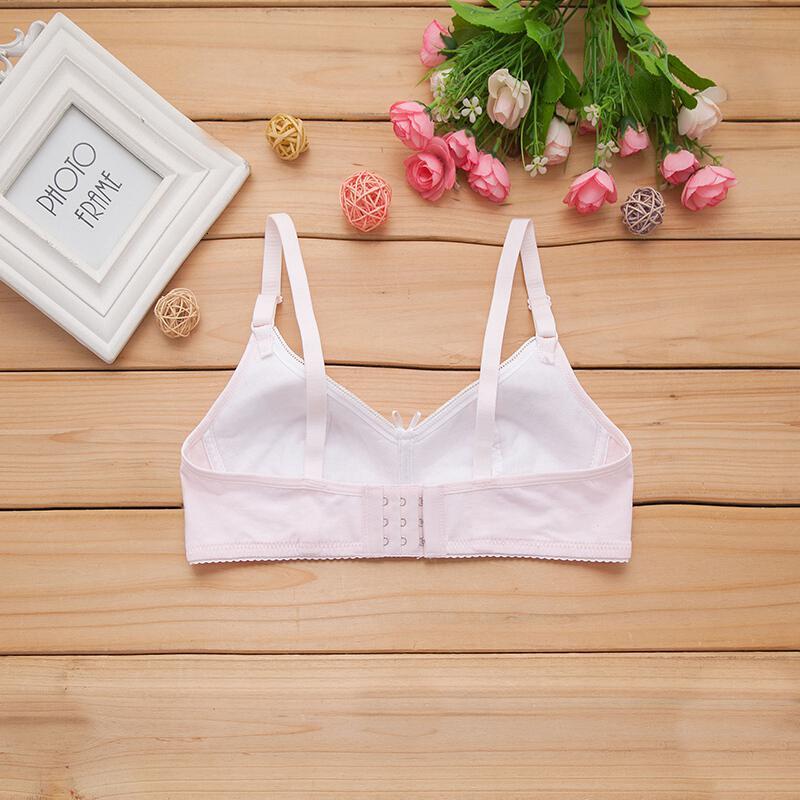 波迷娜(bomina)透气薄款白色学生文胸女生内衣少女无钢圈夏季胸衣初中