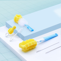 纽因贝 NEWYERBAY奶瓶刷套装 奶瓶奶嘴清洁工具 360度旋转奶瓶 海绵刷子160*380*54mm