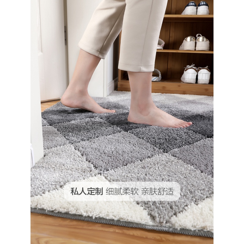 家柏饰(CORATED)[厅]地垫垫进 入户脚垫家用卧室地毯垫子 可裁剪定制高清大图