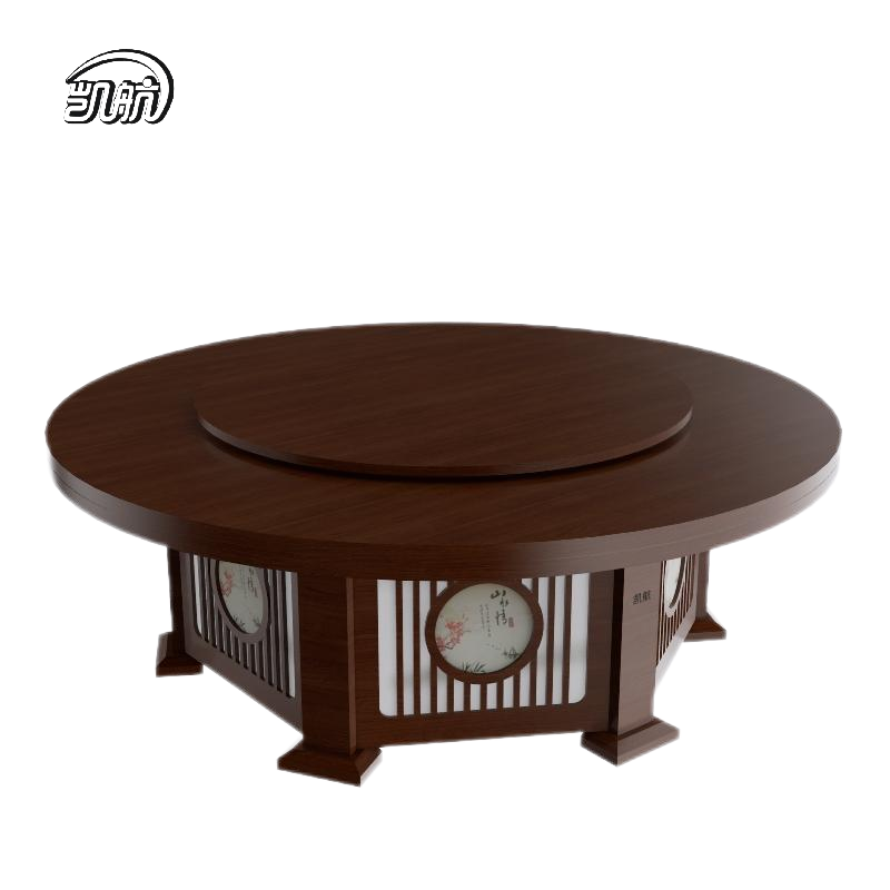 凯航中式圆形会议桌KH-25YXHYZ个高清大图