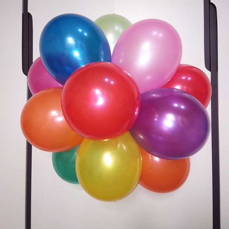 气球加厚圆形珠光拱气球100个结婚庆用品装饰生日派对气球批