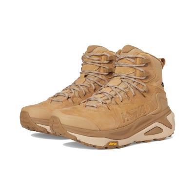 Hoka One One徒步鞋女防水透气防滑缓震皮革中帮EVA中底 Granola/Bark 40