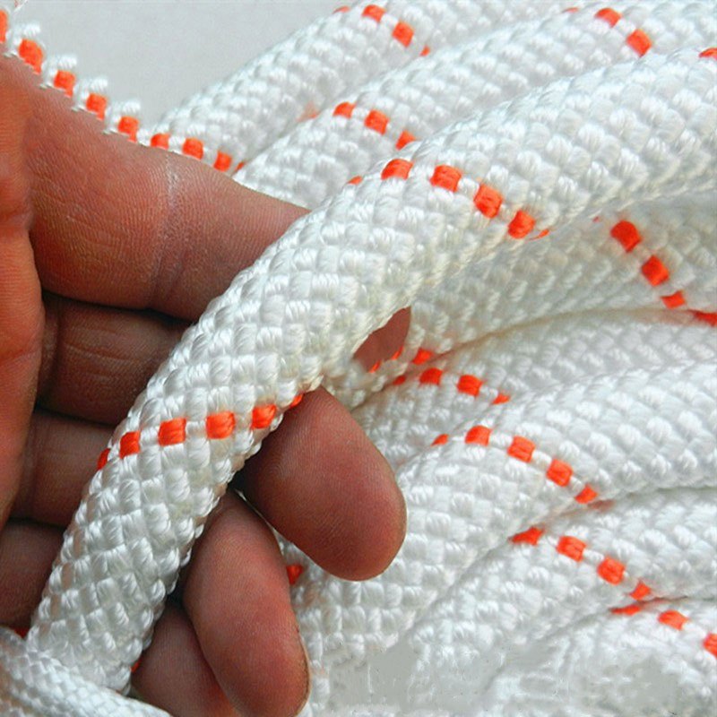 谋福钢丝芯安全绳户外高空作业绳绳子尼龙绳登山攀岩绳耐用结实加粗