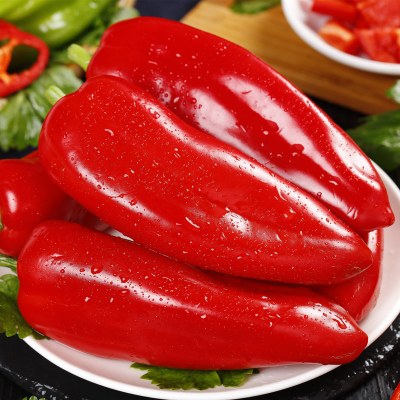 泡椒红辣椒新鲜微辣蔬菜现摘鲜辣椒酱红辣椒红尖椒椒辣泡辣椒顺丰