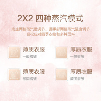 松下(Panasonic)挂烫机 家用手持电熨斗 4种蒸汽模式 2档蒸汽量调节 NI-GWE080 白色