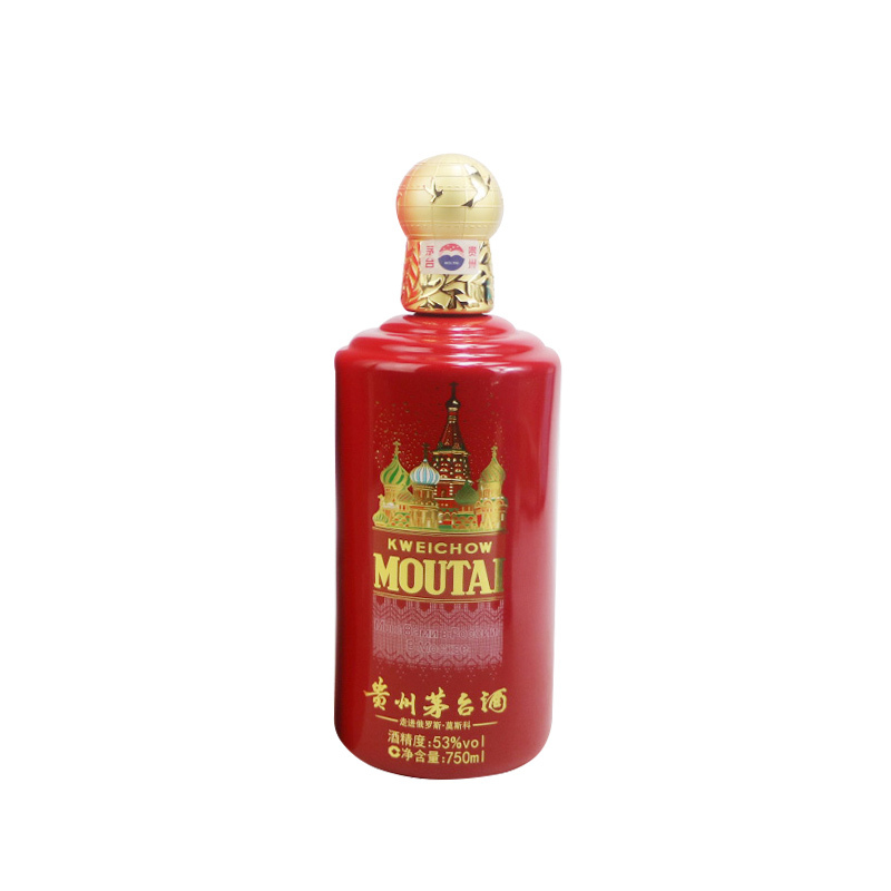 53° 贵州茅台酒 走进俄罗斯 750ML 单瓶